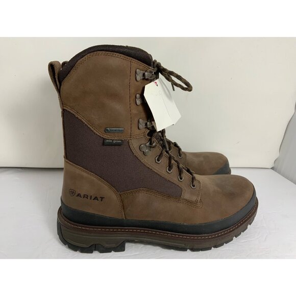 ARIAT 400 GRAM WATERPROOF HIKING HUNTING WORK BOOTS SZ 13D GORE-TEX BROWN NEW